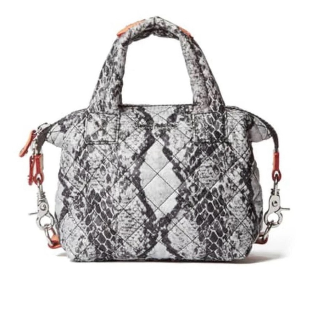 MZ Wallace Micro Sutton in Grey Snake